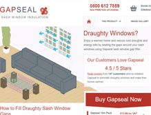 Tablet Screenshot of gapseal.co.uk